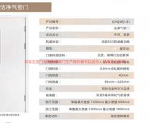 洁净室门