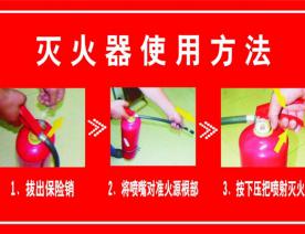 灭火器使用方法