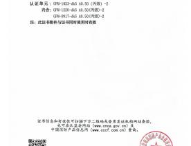 消防产品认证证书12