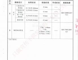 钢质门检验报告