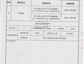 气密门检验报告